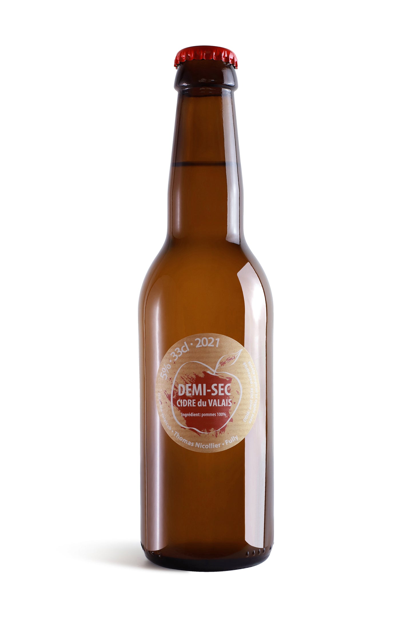 Cidrerie du Valais – Cidre Demi-Sec Artisanal 33cl | 100% Naturel, Sans Sulfites
