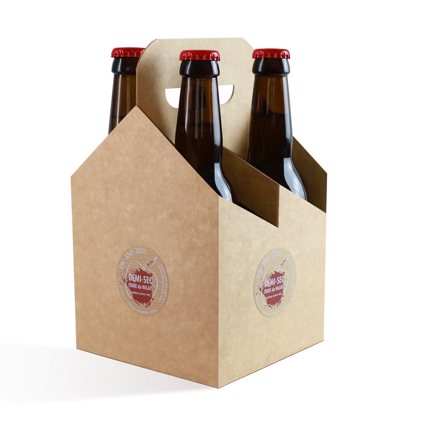 Cidrerie du Valais – Cidre Demi-Sec Artisanal 33cl | 100% Naturel, Sans Sulfites